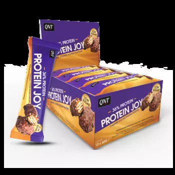 QNT Батончик Протеин джой, карамельное печенье / Protein Joy Caramel Cookie Dough 60 г