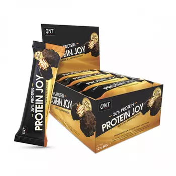 QNT Батончик Протеин джой, печенье и крем / Protein Joy Cookie and Cream 60 г