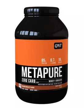 QNT Добавка биологически активная к пище Метапьюр зеро карб, бельгийский шоколад / ZERO CARB METAPURE Belgian Chocolate 908 г
