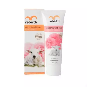 REBIRTH Крем для рук с экстрактом плаценты и маслом розы / PLACENTA WILD ROSE HAND CREAM 75 мл