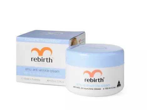 REBIRTH Крем против морщин с маслом Эму и фруктовыми кислотами / EMU ANTI-WRINKLE CREAM 100 мл