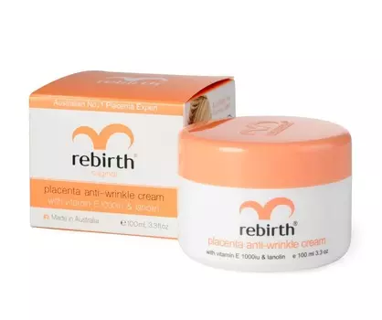 REBIRTH Крем против морщин с плацентой / Placenta Anti-Wrinkle Cream 100 мл
