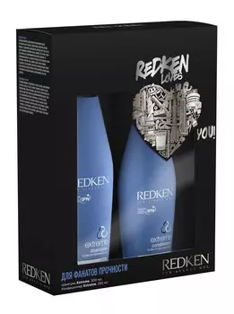 REDKEN Набор для укрепления и восстановления волос (шампунь 300 мл, кондиционер 250 мл) / EXTREME
