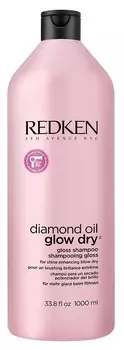 REDKEN Шампунь для блеска волос / DIAMOND OIL GLOW DRY 1000 мл
