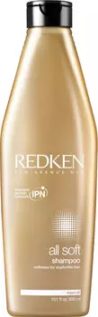 REDKEN Шампунь с аргановым маслом для сухих и ломких волос / ALL SOFT 300 мл