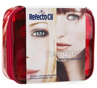 REFECTOCIL Набор креативный для окрашивания бровей и ресниц, красный / Starter Kit Creative Colours