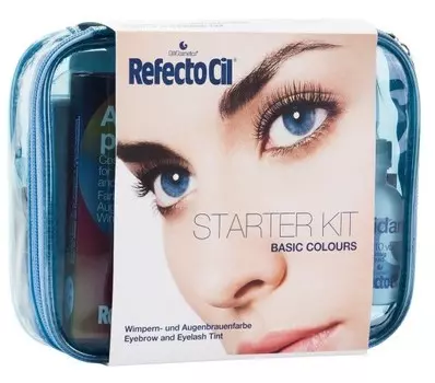 REFECTOCIL Набор стартовый для окрашивания бровей и ресниц, синий / Starter Kit Basic Colours