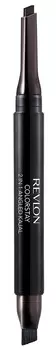 REVLON Карандаш 2 в 1 для глаз, с щеточкой 102 / colorstay angled kajal