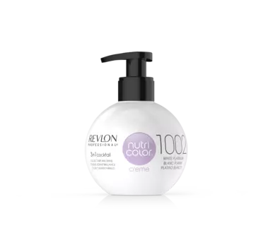 REVLON PROFESSIONAL 1002 краска 3 в 1 для волос, платина / NUTRI COLOR CREME 270 мл