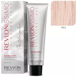 REVLON PROFESSIONAL 10-2 краска для волос, очень сильно светлый блондин переливающийся / RP REVLONISSIMO COLORSMETIQUE 60 мл