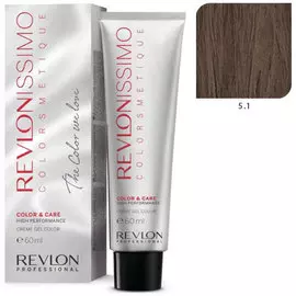 REVLON PROFESSIONAL 5.1 краска для волос, светло-коричневый пепельный / RP REVLONISSIMO COLORSMETIQUE 60 мл