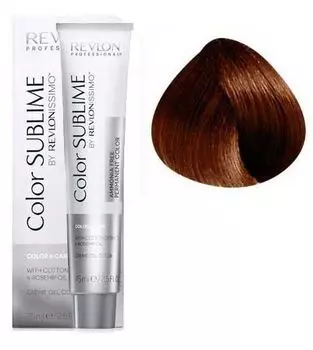 REVLON PROFESSIONAL 5.4 краситель перманентный без аммиака, светло-коричневый медный / RP RVL COLOR SUBLIME 75 мл