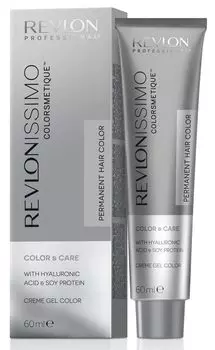 REVLON PROFESSIONAL 6-13 краска для волос, темный блондин пепельно-золотистый / RP REVLONISSIMO COLORSMETIQUE 60 мл