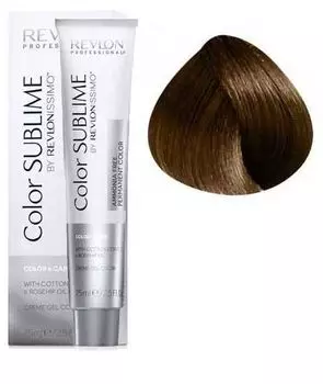 REVLON PROFESSIONAL 6.3 краситель перманентный без аммиака, темный блондин золотистый / RP RVL COLOR SUBLIME 75 мл