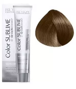 REVLON PROFESSIONAL 7.12 краситель перманентный без аммиака, блондин пепельно-перламутровый / RP RVL COLOR SUBLIME 75 мл