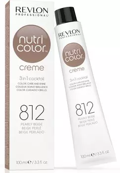 REVLON PROFESSIONAL 812 краска 3 в 1 для волос, жемчужный бежевый / NUTRI COLOR CREME 100 мл