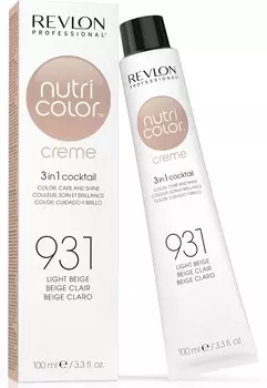 REVLON PROFESSIONAL 931 краска 3 в 1 для волос, светло-бежевый / NUTRI COLOR CREME 100 мл