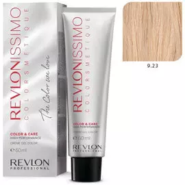 REVLON PROFESSIONAL 9.23 краска для волос, очень светлый блондин переливающийся-золотистый / RP REVLONISSIMO COLORSMETIQUE 60 мл