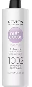 REVLON PROFESSIONAL Крем-краска для прямого окрашивания 1002, платиновый / Nutri Color Creme 750 мл