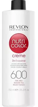 REVLON PROFESSIONAL Крем-краска для прямого окрашивания 600, огненно-красный / Nutri Color Creme 750 мл