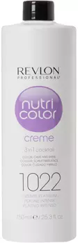 REVLON PROFESSIONAL Крем-краска для прямого окрашивания 1022, интенсивный платиновый / Nutri Color Creme 750 мл