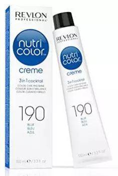 REVLON PROFESSIONAL Крем-краска для прямого окрашивания 190, синий / Nutri Color Creme 100 мл