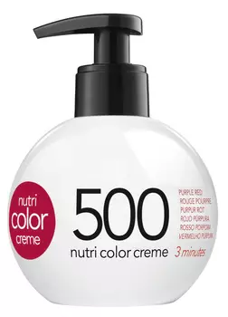 REVLON PROFESSIONAL Крем-краска для прямого окрашивания 500, пурпурно-красный / Nutri Color Creme 270 мл