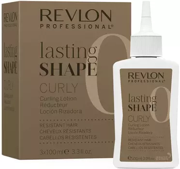 REVLON PROFESSIONAL Лосьон для химической завивки трудноподдающихся волос / LASTING SHAPE 3*100 мл