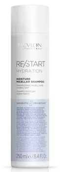 REVLON PROFESSIONAL Шампунь мицеллярный для нормальных и сухих волос / Hydration Moisture Micellar Shampoo Restart 250 мл