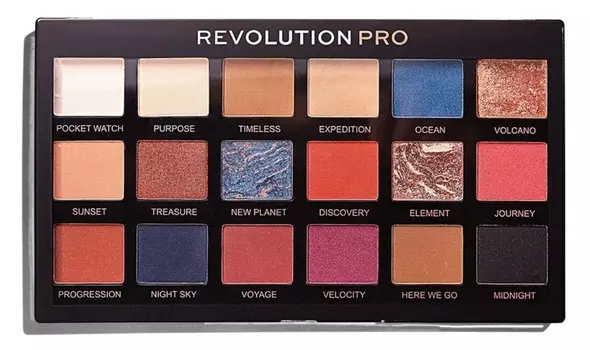 REVOLUTION PRO Палетка теней для век, тон Trends Azure / Regeneration Palette 14,4 г