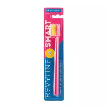 REVYLINE Щётка зубная, розовая с желтой щетиной / SM6000 Smart