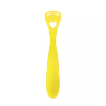 REVYLINE Скребок для языка, желтый / Soft