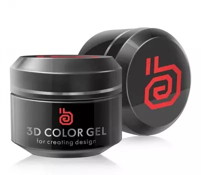 RUNAIL 3D гель, красный / Red 5 г