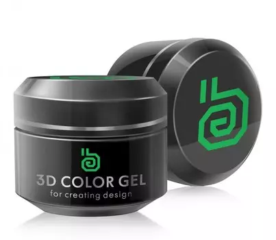 RUNAIL 3D гель, зеленый / Green 5 г