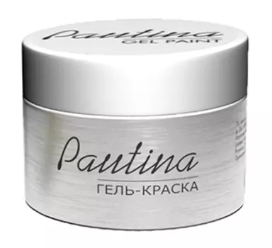 RUNAIL Гель-краска для дизайна ногтей, серебро / Pautina 5 г
