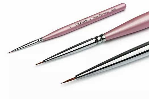 RUNAIL Кисть для дизайна / Finest Kolinsky AKR № 1