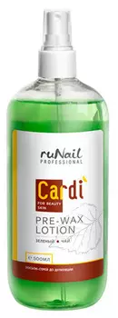 RUNAIL Лосьон-спрей до депиляции, зеленый чай / Cardi 500 мл