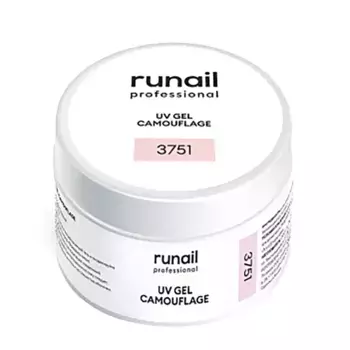 RUNAIL УФ-гель камуфлирующий, розовая карамель 56 г