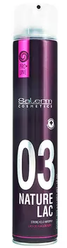 SALERM COSMETICS Лак сильной фиксации для волос / Laca Nature 500 мл