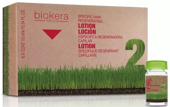 SALERM COSMETICS Лосьон интенсивный против выпадения волос / BIOKERA 6*10 мл
