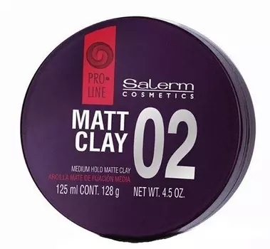 SALERM COSMETICS Помада пластичной фиксации для волос / Matt CIay 125 мл