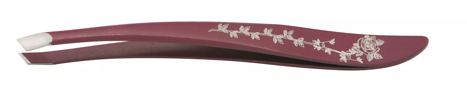 SAM Пинцет для бровей бордо