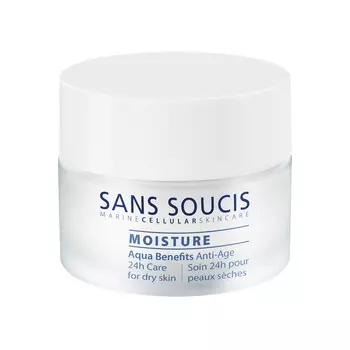 SANS SOUCIS Крем антивозрастной для 24-часового ухода для сухой кожи / Aqua Benefits Anti-age 24-h Care for dry skin 50 мл