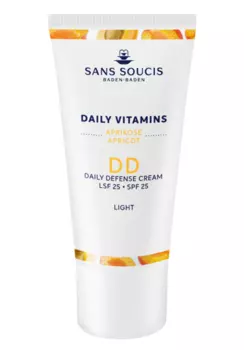 SANS SOUCIS Крем DD SPF 25, светлый / DD DAILY DEFENSE CREAM SPF 25 30 мл