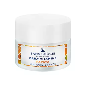 SANS SOUCIS Крем витаминизирующий Мульти-защитный уход с экстрактом папайи / DAILY VITAMINS PAPAYA MULTI-PROTECTION CARE 50 мл