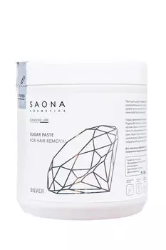 SAONA COSMETICS Паста для шугаринга / Silver Diamond Line 1000 г