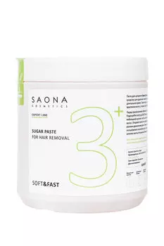 SAONA COSMETICS Паста сахарная мягкая для шугаринга № 3+, без разогрева / SOFT &amp; FAST Expert Line 1000 г