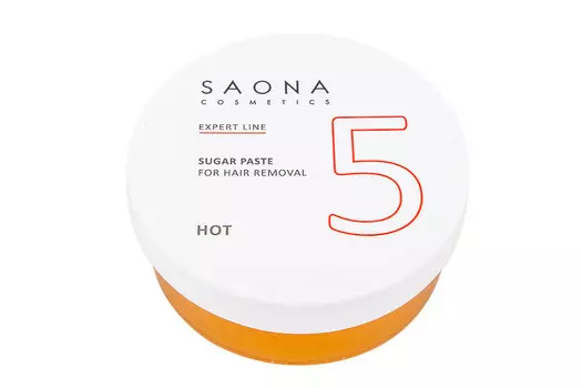 SAONA COSMETICS Паста сахарная твердая для шугаринга № 5 / HOT Expert Line 200 г