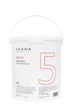 SAONA COSMETICS Паста сахарная твердая для шугаринга № 5 / HOT Expert Line 3500 г