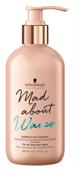SCHWARZKOPF PROFESSIONAL Крем-шампунь очищающий для волнистых волос / MAD ABOUT WAVES 300 мл